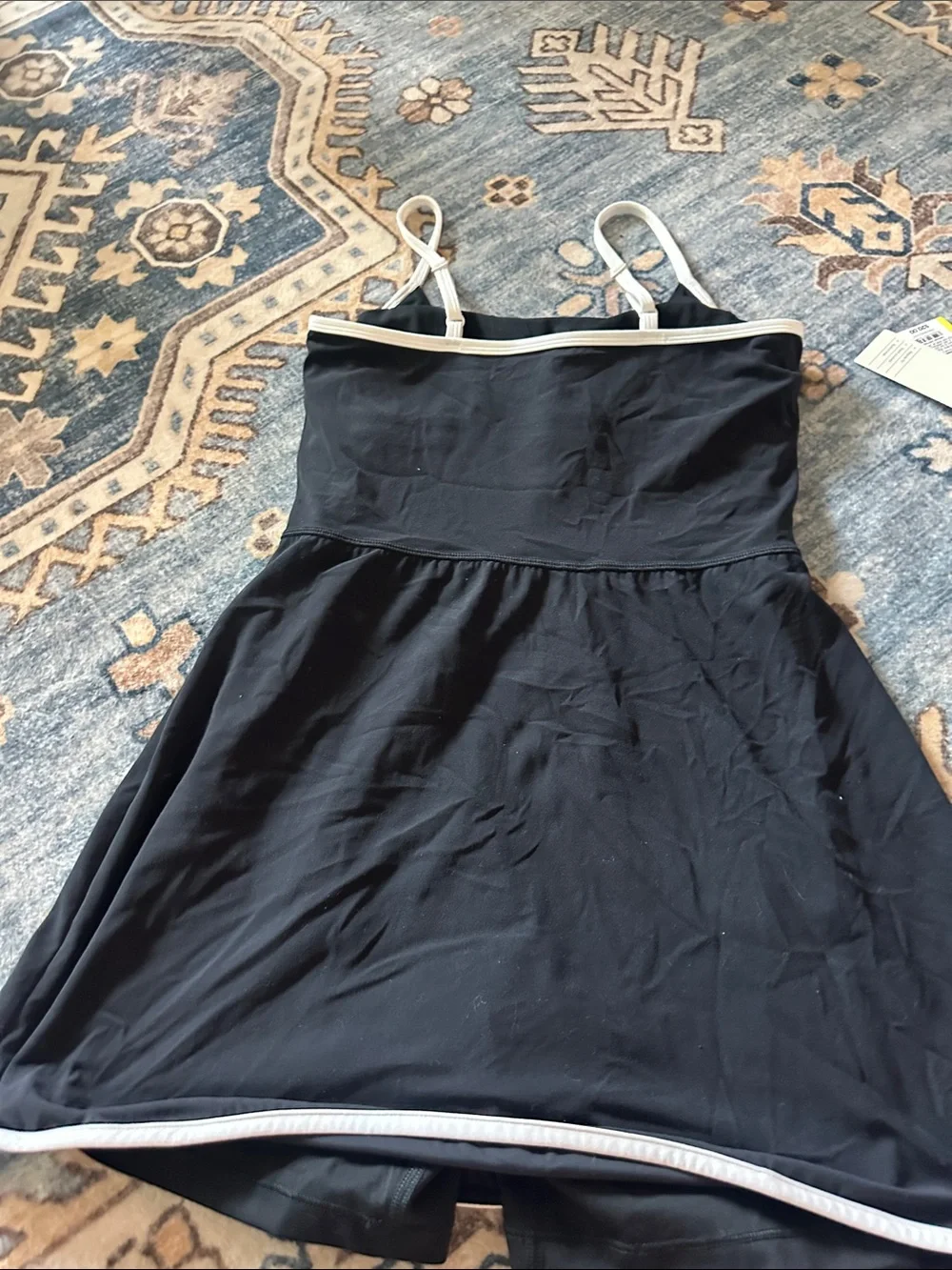 all in motion Black athletic Dress with White Trim( mommy and me)